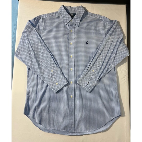RALPH LAUREN Polo Andrew Long Sleeve Button Down Dress Shirt Size 161/2 32/33 - Picture 3 of 9